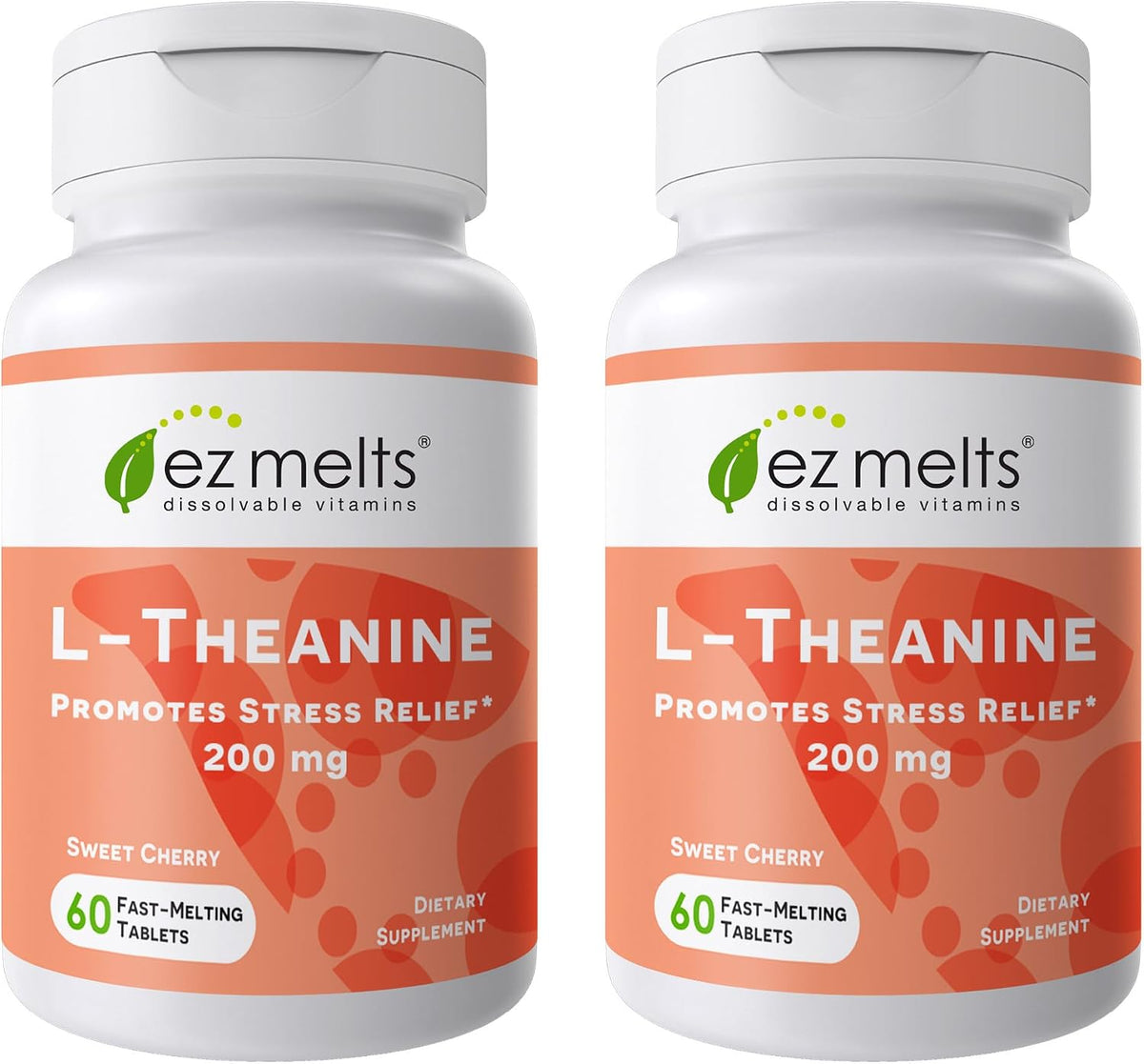EZ Melts L-Theanine 200 mg – Calm & Relaxation Support – Natural Cherry Flavour – 60 Dissolvable Tablets - görsel 10
