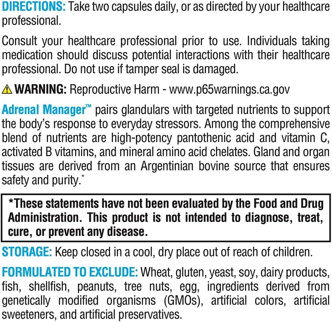XYMOGEN Adrenal Manager - Adrenal Health Supplement for Stress Support, 60 Capsules - görsel 7