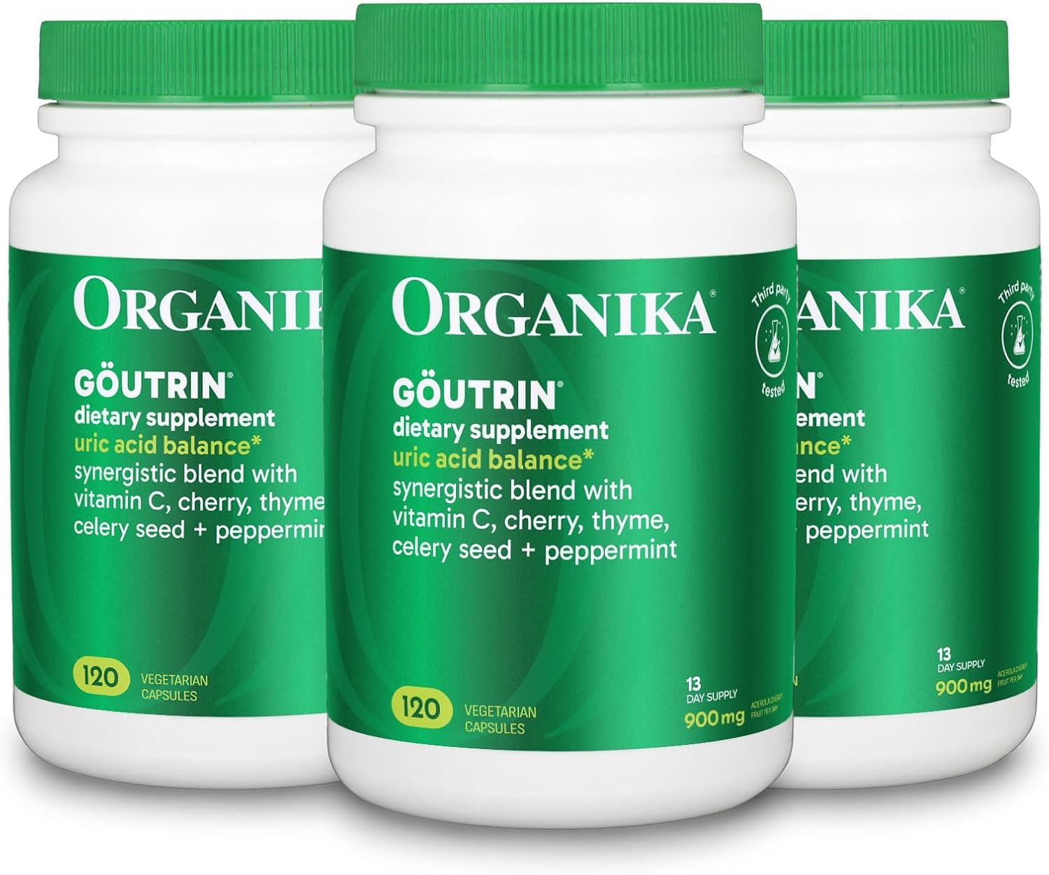 Organika Goutrin Uric Acid Flush for Gout Support, 120 Capsules - görsel 10