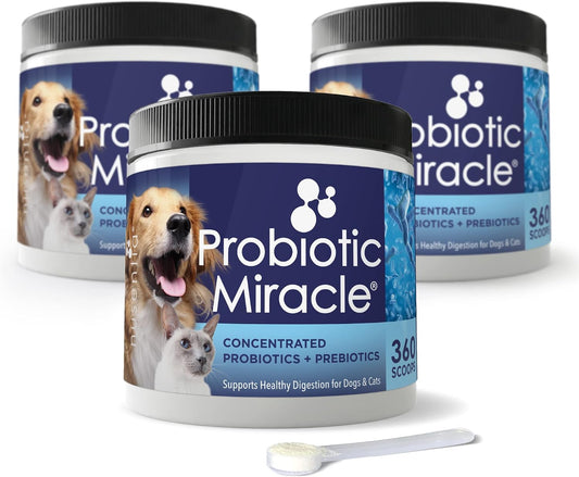 NUSENTIA Probiotic Miracle for Dogs and Cats (3-Pack)