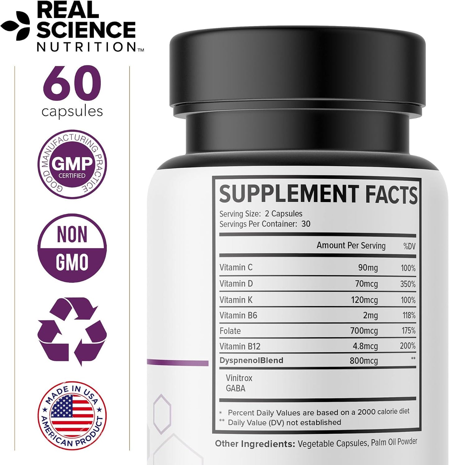 Real Science Dyspnenol - Natural Lung Support Supplement, 60 Capsules - görsel 9
