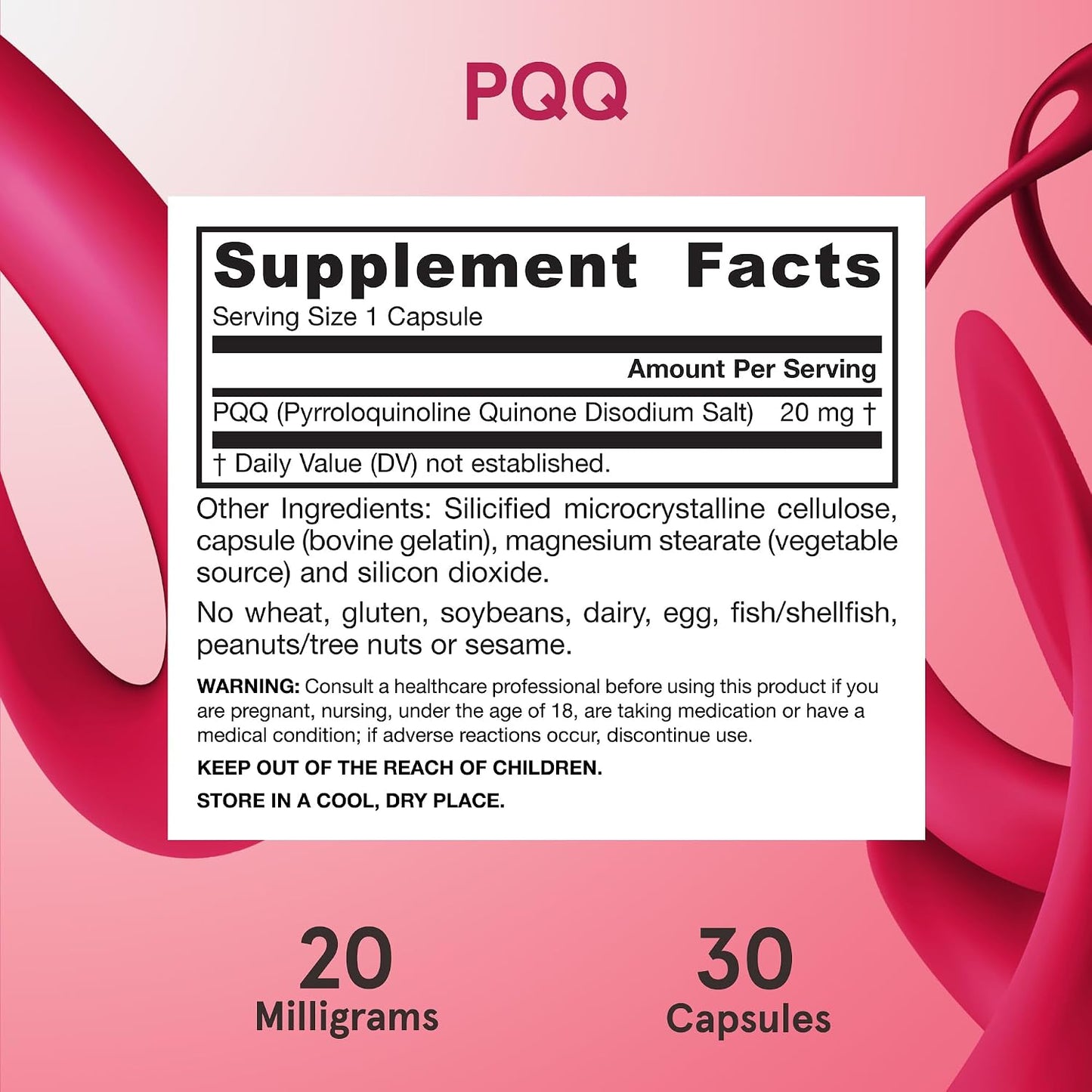 Jarrow Formulae® PQQ 20 mg, Food Supplement, Heart, Brain, and Metabolism Support, 30 Vegetarian Capsules - görsel 6