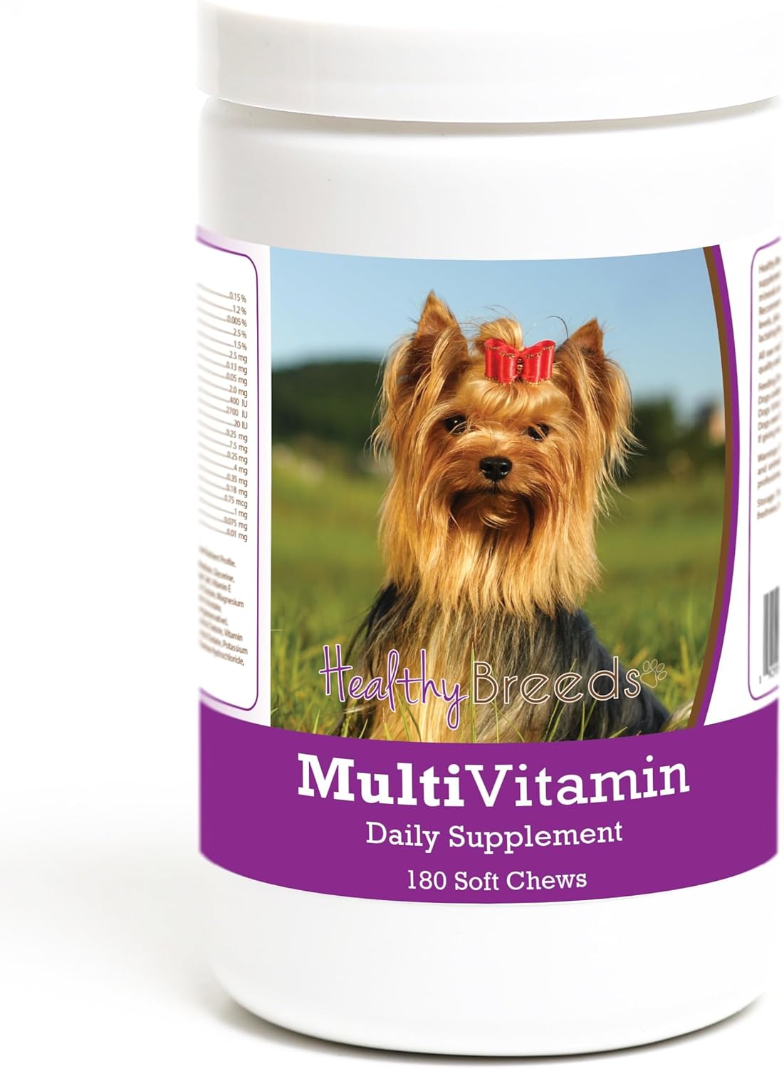 Healthy Breeds Yorkshire Terrier Multivitamin Soft Chews for Dogs (180 Chews) - görsel 1