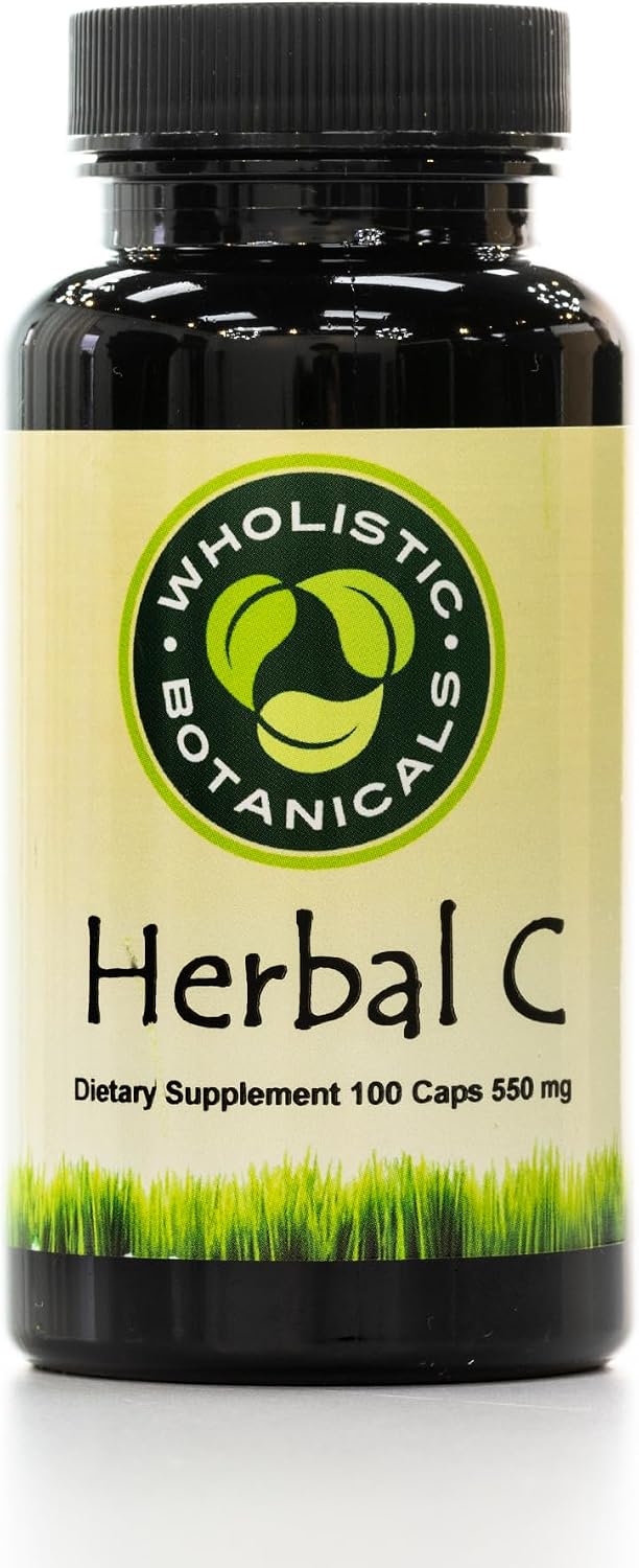 Wholistic Botanicals Herbal C Capsule - Vitamin C Supplement 100 Capsules - görsel 1