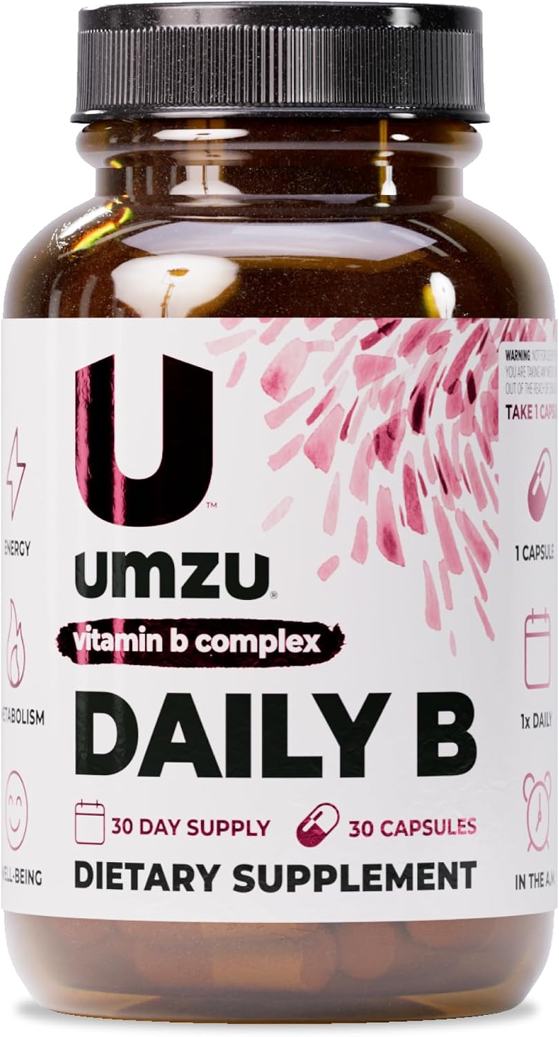 UMZU Daily B - Complete Vitamin B Complex Food Supplement, 30 Capsules - görsel 1