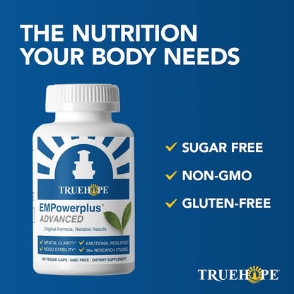 Truehope EMPowerplus Advanced Multivitamin for Women & Men - Broad-Spectrum Multivitamins & Chelated Minerals, 30-Day Supply