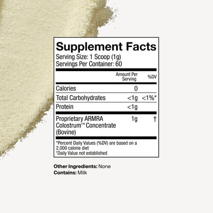 ARMRA Colostrum Powder - Unflavoured - 120 Servings