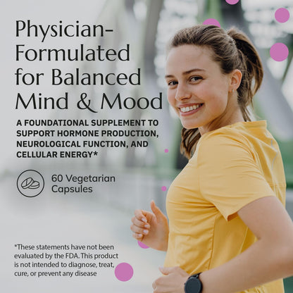 Neurobiologix Pregnenolone Plus: Pregnenolone and Niacinamide Supplement for Hormone Balance, Mood & Mental Clarity – 60 Capsules