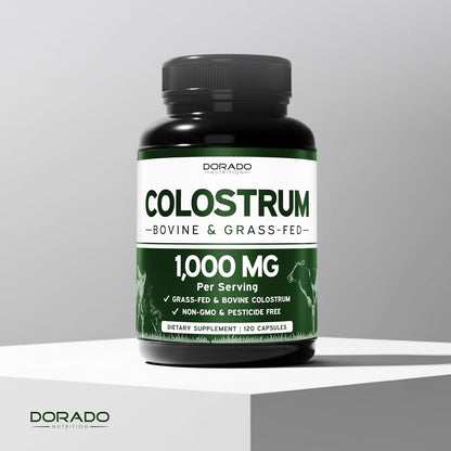 Dorado Nutrition Colostrum Supplement – 1000mg per Serving, 120 Capsules