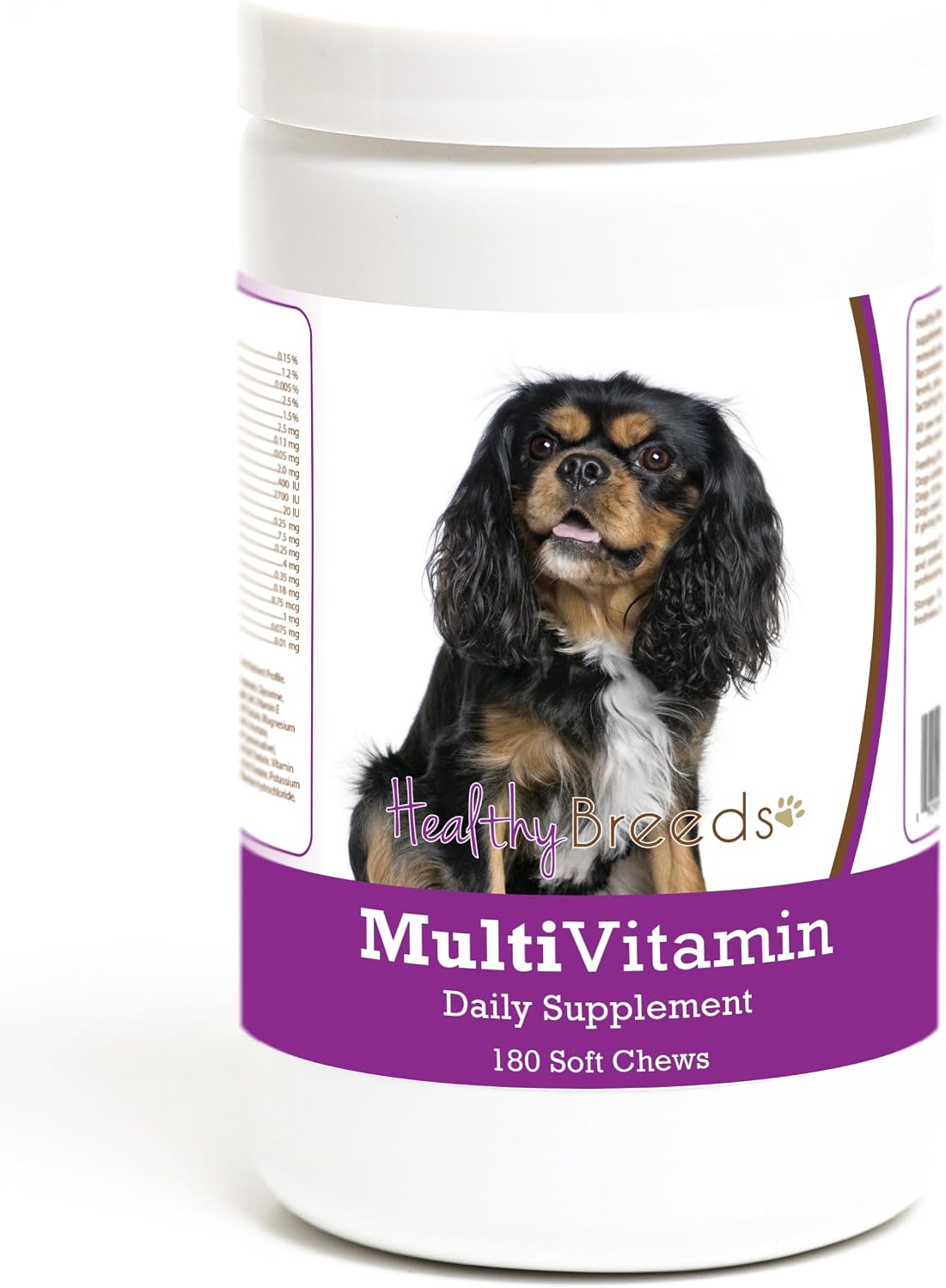 Healthy Breeds Cavalier King Charles Spaniel Multivitamin Soft Chew for Dogs 180 Count - görsel 1