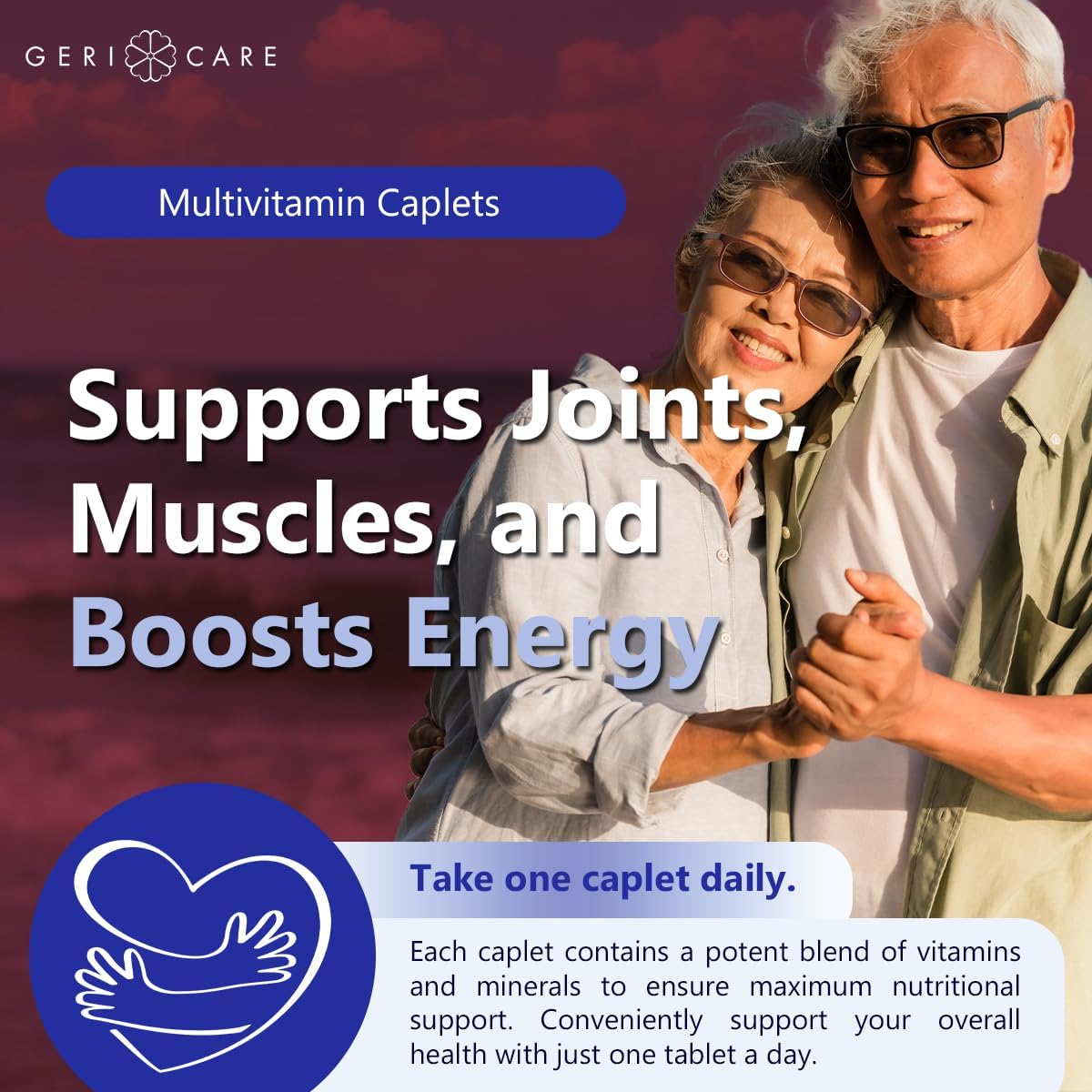 GeriCare Thera High Potency Multivitamin Tablets - 100 Count - görsel 5