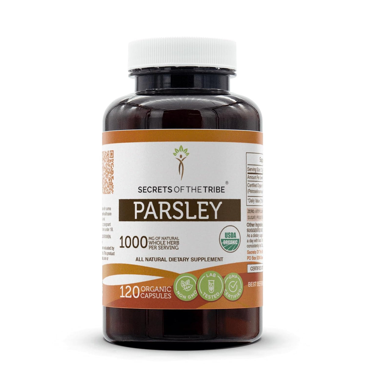 Secrets of the Tribe Organic Parsley, 60 Vegetarian Capsules - görsel 7