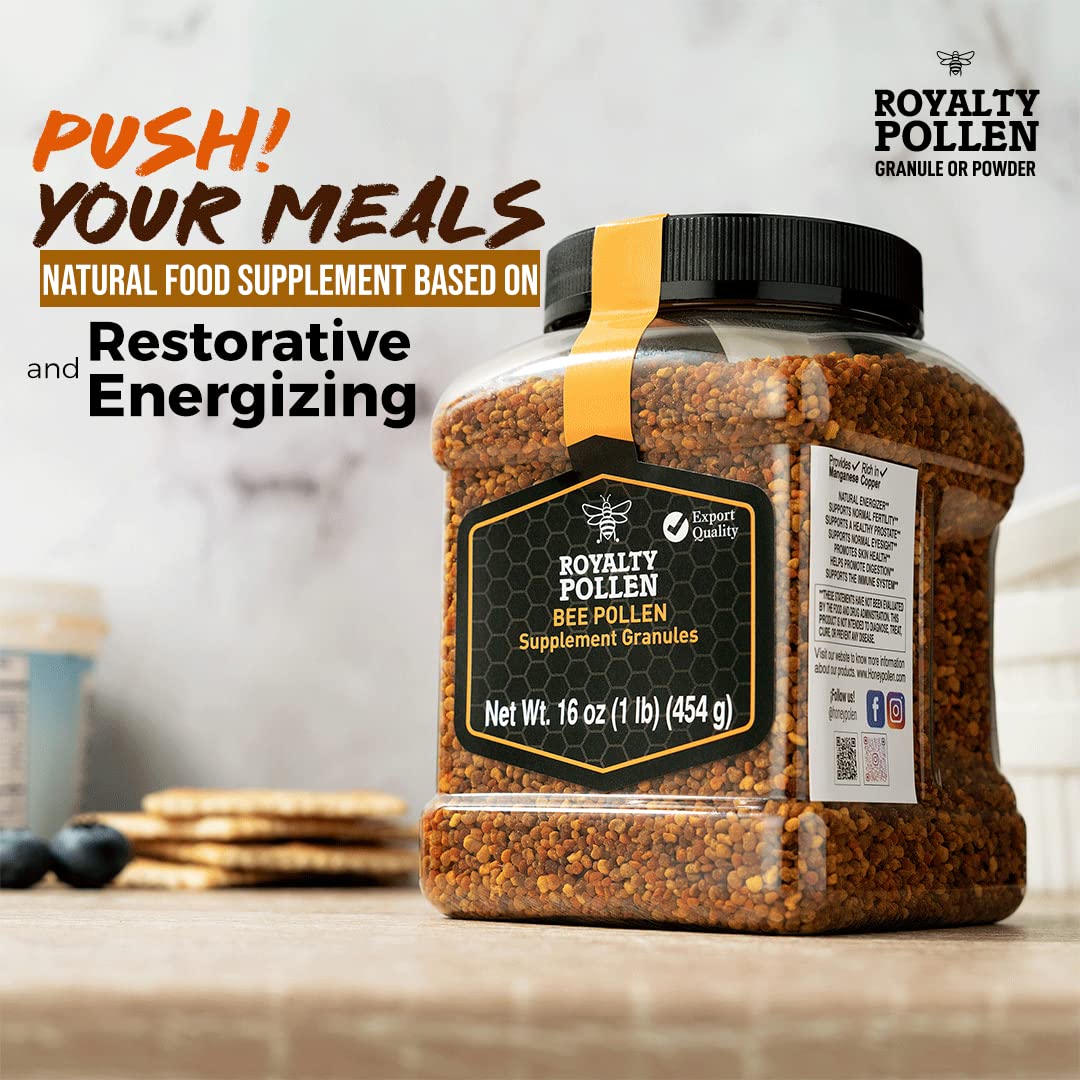 Royalty Pollen Bee Pollen Powder | 100% Pure, Fresh, Natural Raw Bee Pollen - görsel 2