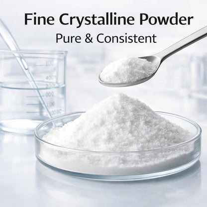 Ascorbic Acid (454 g) Pure Vitamin C Powder - Non-GMO, High Potency, Fine Crystals