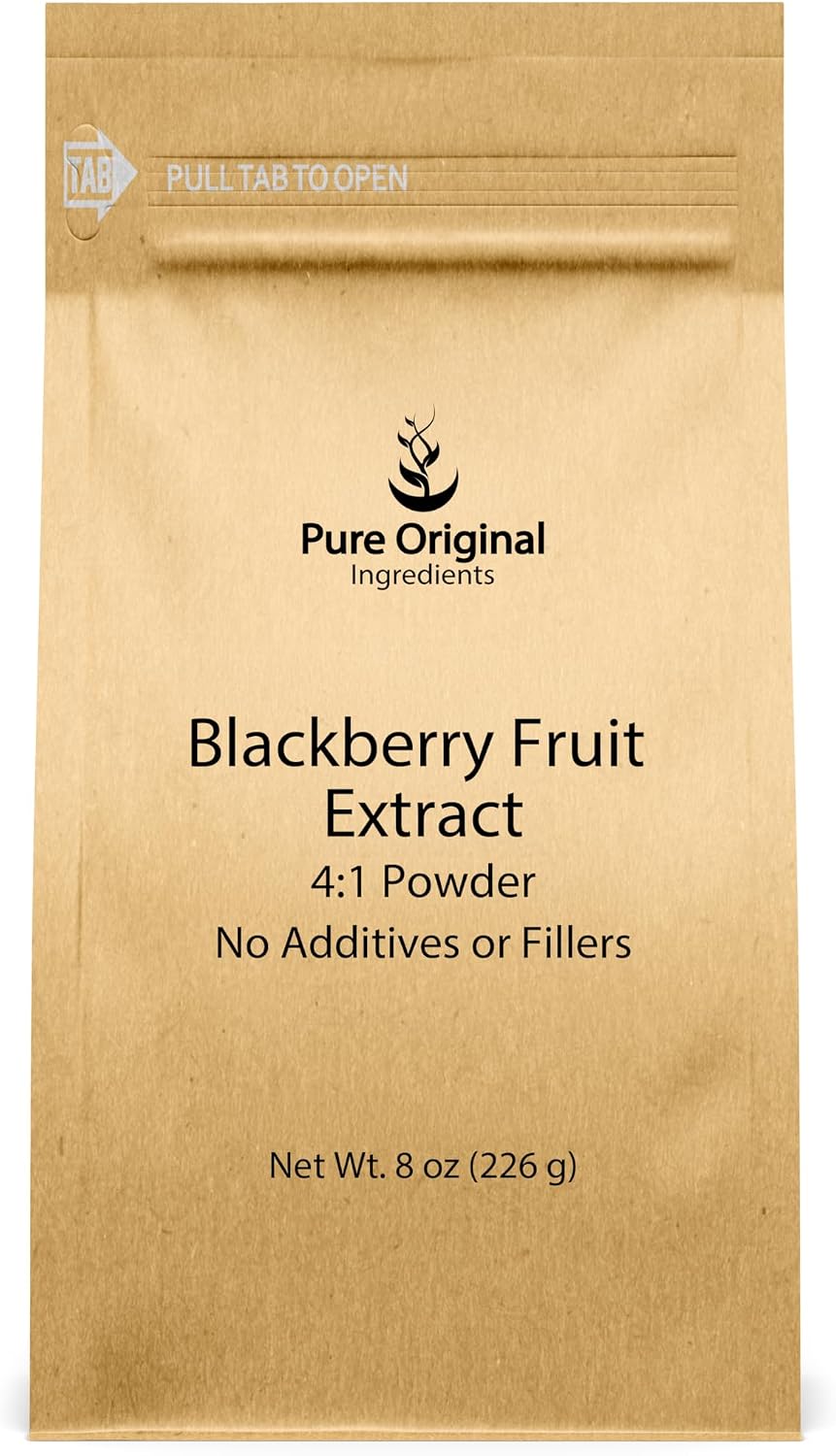Pure Original Ingredients Blackberry Fruit Extract (227 g), 4:1 Powder - görsel 1
