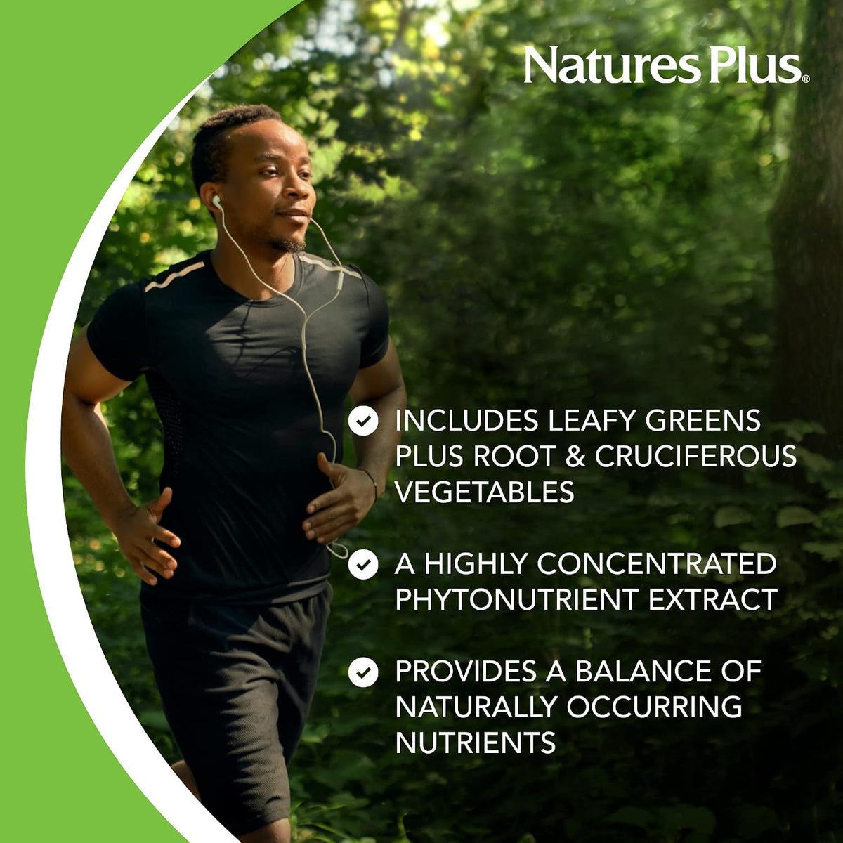 NaturesPlus Mixed Vegetables - 180 Tablets, Pack of 2 - Broccoli, Spinach, Carrot & Cabbage - görsel 4