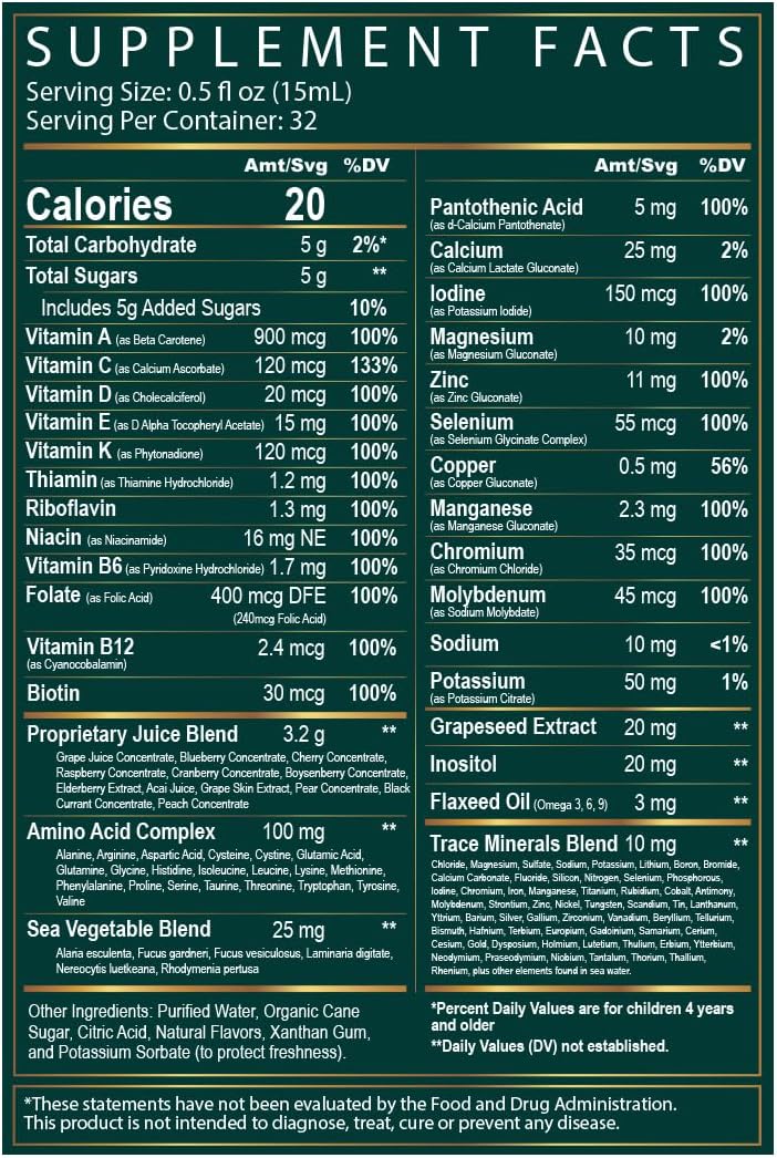 Wellgenix Balanced Essentials Kids Liquid Multivitamin (2 x 473 - görsel 7