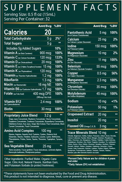 Wellgenix Balanced Essentials Kids Liquid Multivitamin (2 x 473