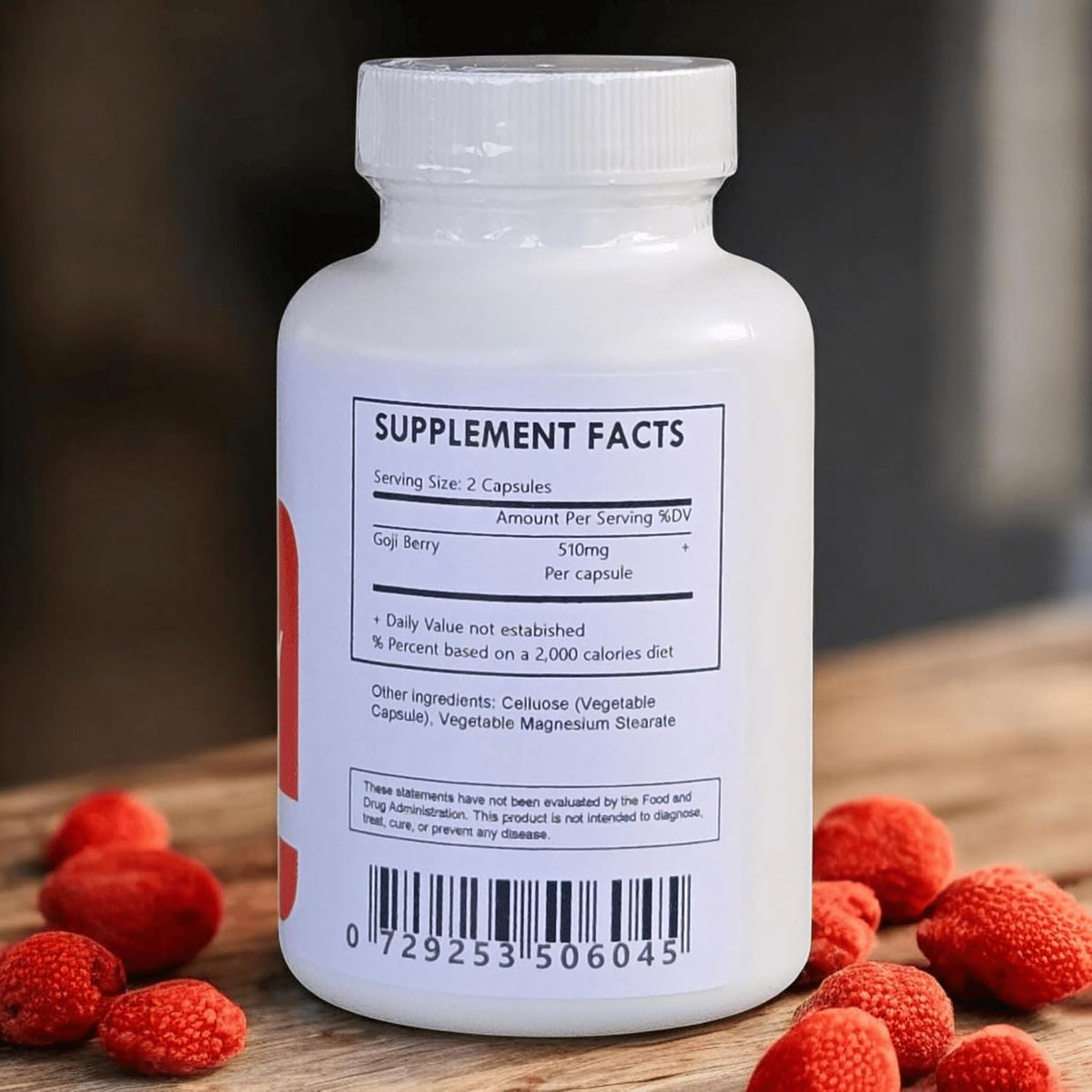 Organic Goji Berry Capsules - 30 Capsules - görsel 2