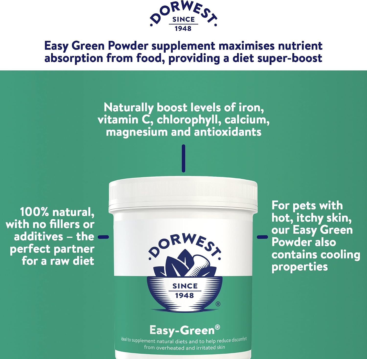 Easy Green Powder for Dogs and Cats (250g) - görsel 6