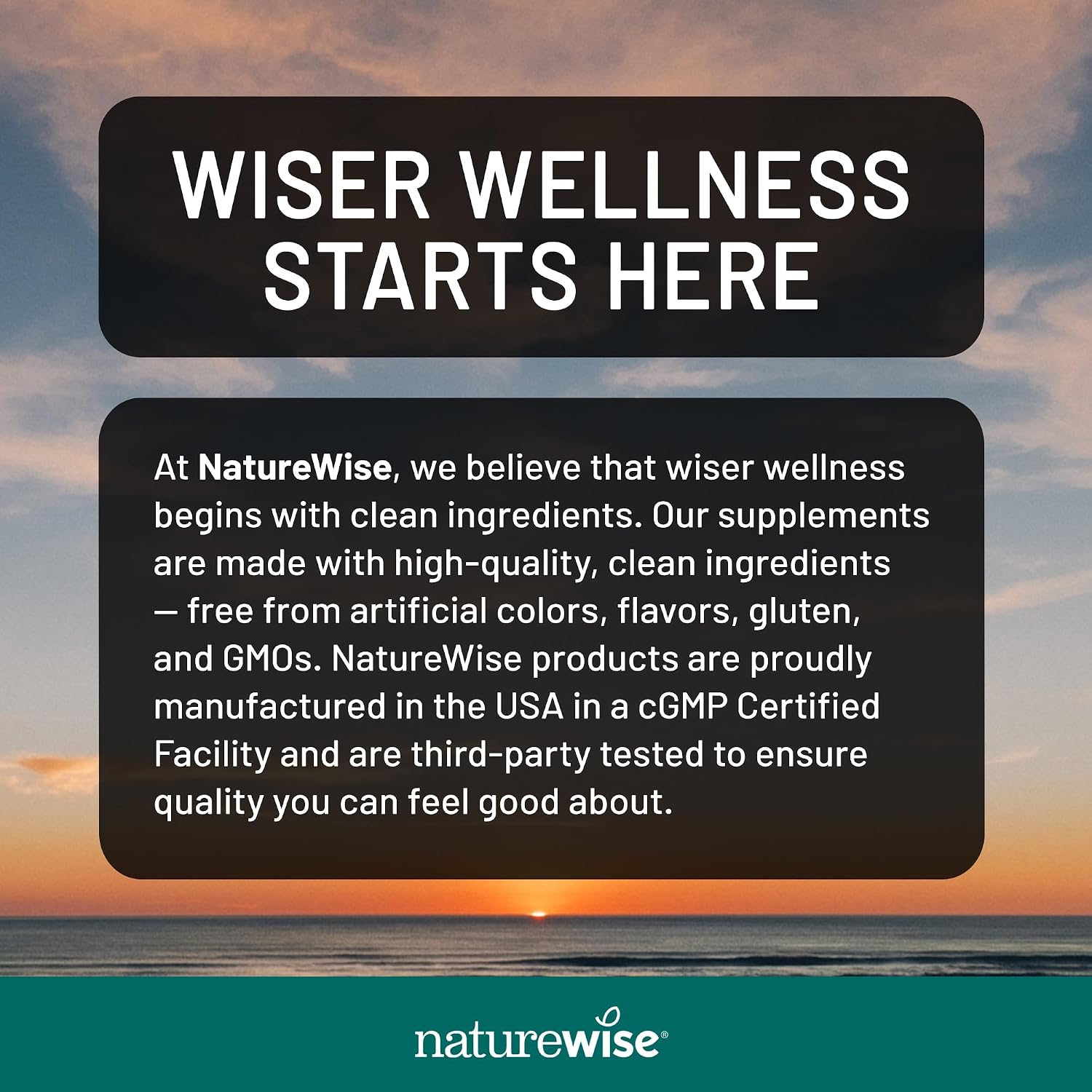 NatureWise Multivitamin for Men + Stress Support + Fulvic Ionic Minerals + Probiotics for Immunity, Male Health, Digestion + Whole Organic Foods - Vegetarian, Non-GMO - 60 Capsules - görsel 10