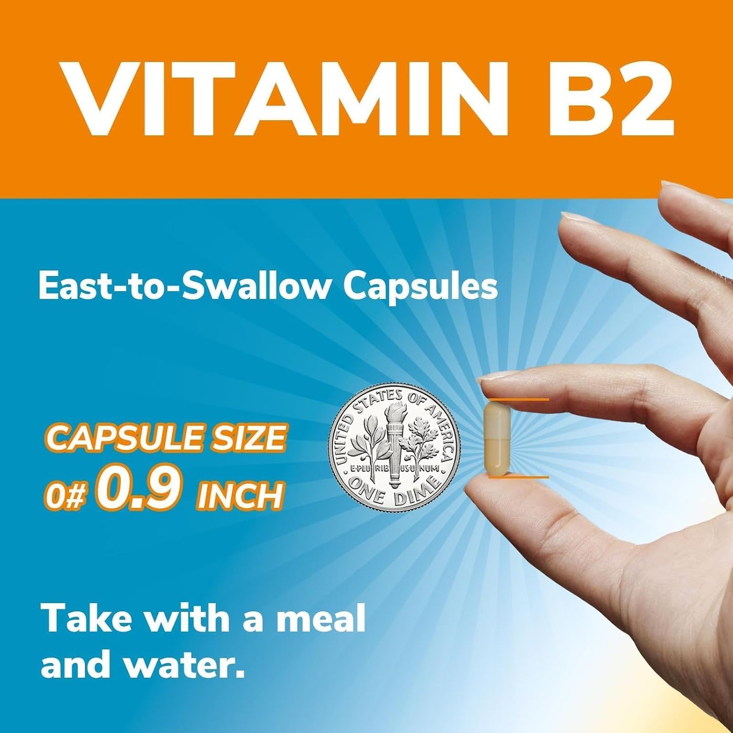 Vitamin B2 400 mg with B12, D3 & Vitamin C – Vitalibre - görsel 5
