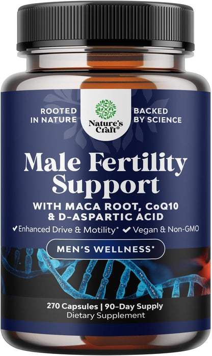 Natures Craft Pre-Conception Male Fertility Supplement – 270 Capsules