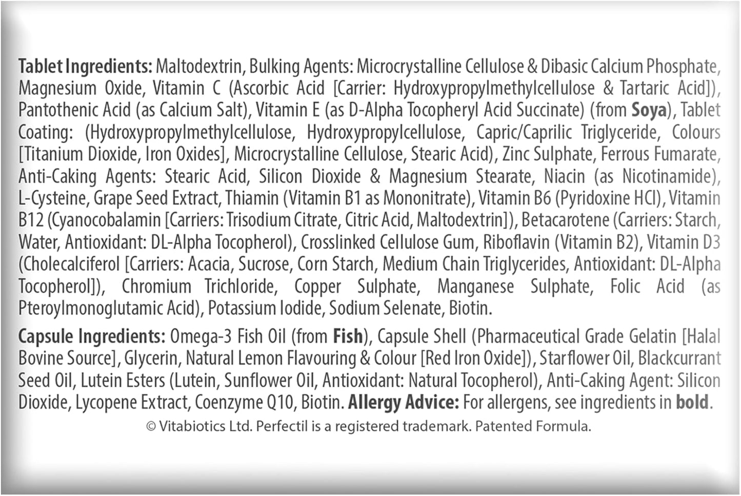 Perfectil Vitabiotics Plus Dual Pack - 56 Tablets - görsel 3
