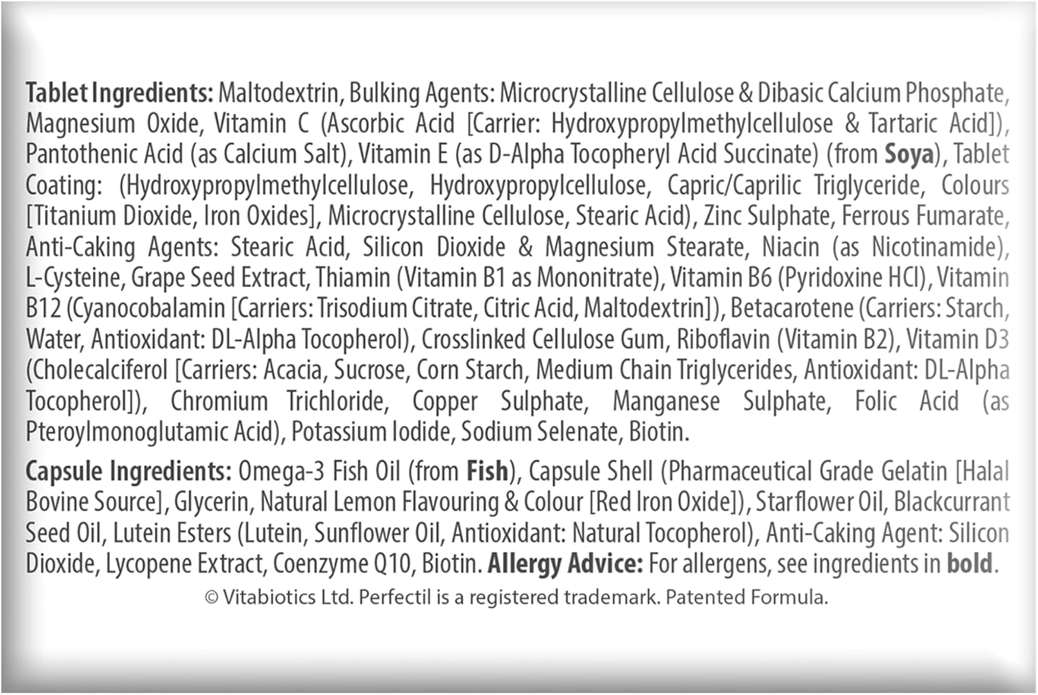 Perfectil Vitabiotics Plus Dual Pack - 56 Tablets - görsel 3
