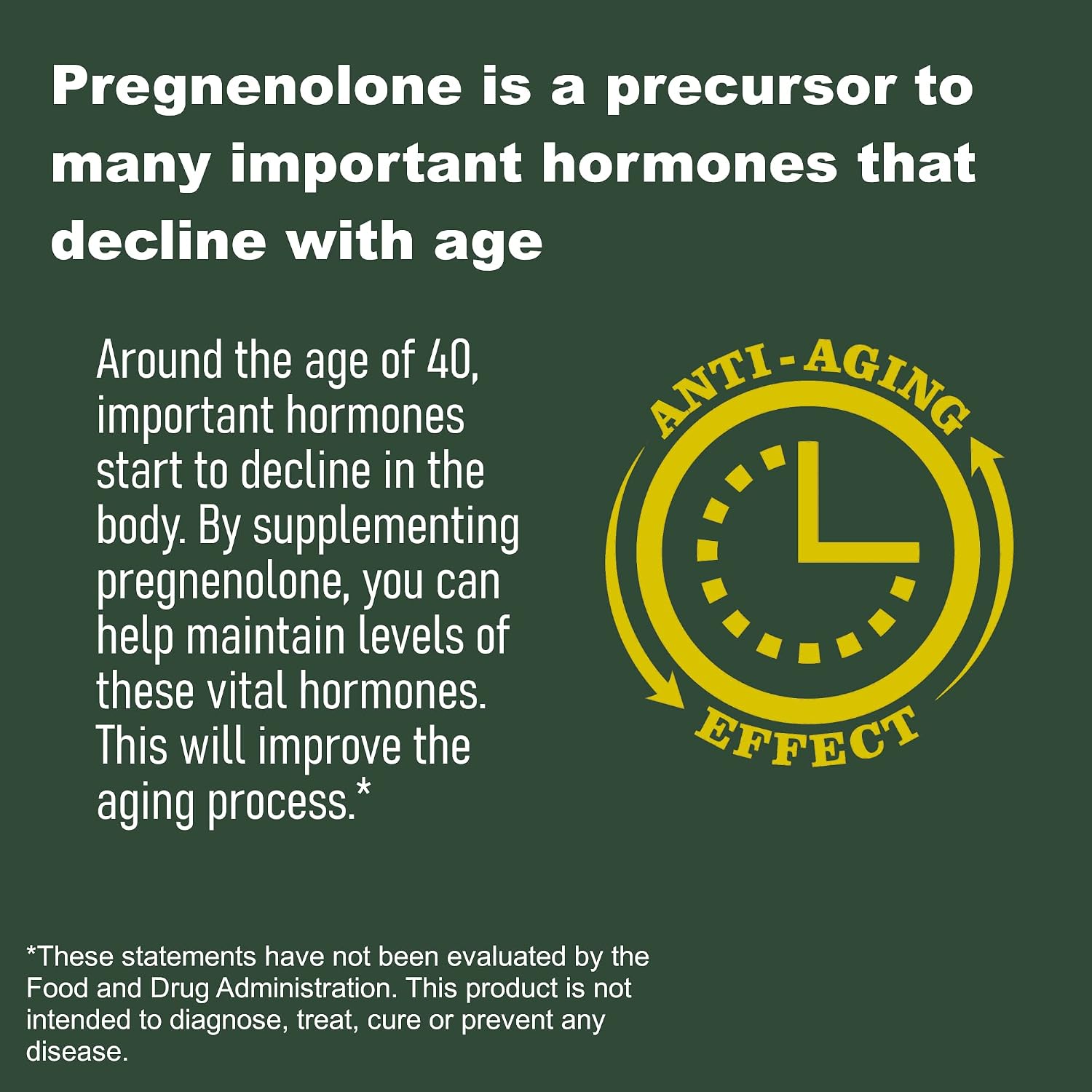 LifeLink Pregnenolone 50mg – 100 Capsules - görsel 3