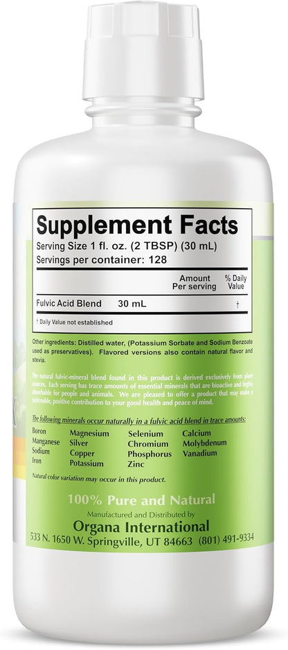 NutriNoche Organa Trace Minerals Liquid Colloidal Minerals Supplement, Plant Derived, 946 ml