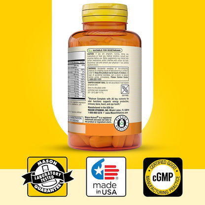 MASON NATURAL Vitatrum Complete Multivitamin & Multimineral, 150 Tablets