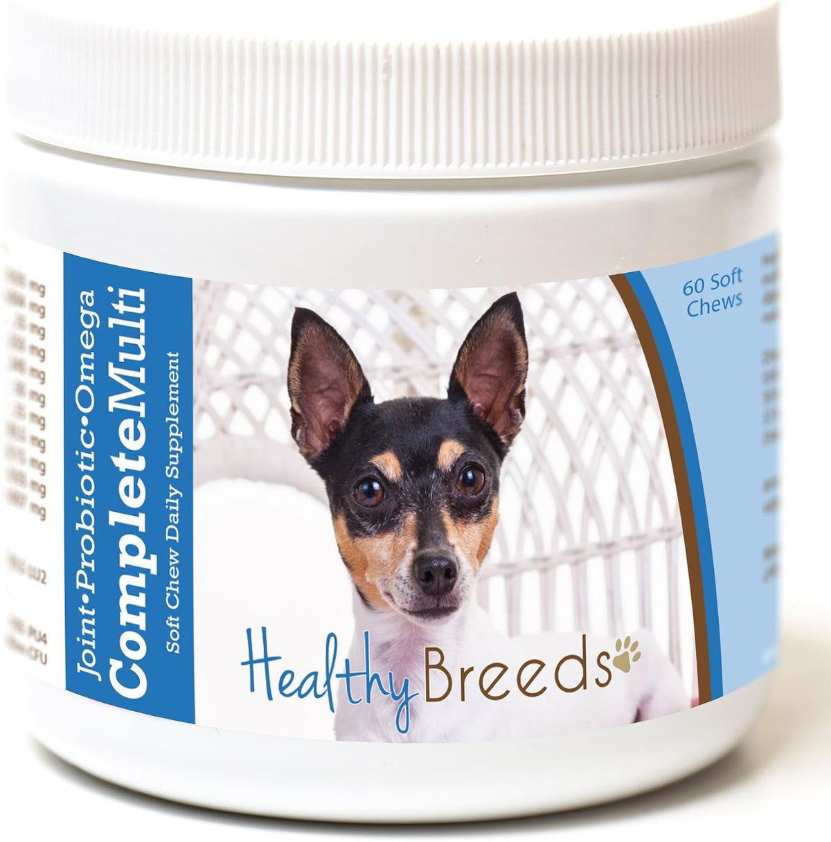 Healthy Breeds Toy Fox Terrier All-in-One Multivitamin Soft Chews, 60 Chews - görsel 1