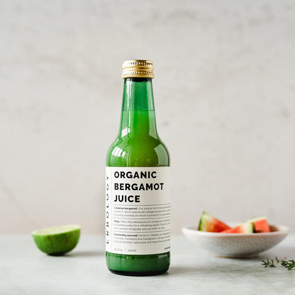 100% Organic Bergamot Juice - 250ml (Pack of 12) – Supports Collagen Production – Rich in Flavonoids – Undiluted, No Added Sugar – Non-GMO