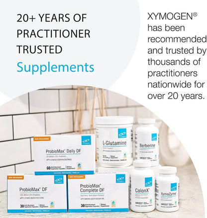 XYMOGEN DHEA Micronised - 25 mg Dehydroepiandrosterone - Androgen and Oestrogen Support - Gluten-Free, Soya-free and Dairy-free - 60 Tablets