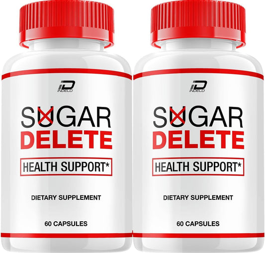 Sugar Delete Capsules – SugarDelete Sugar Optimiser Advanced Supplement (2 Pack, 120 Capsules)