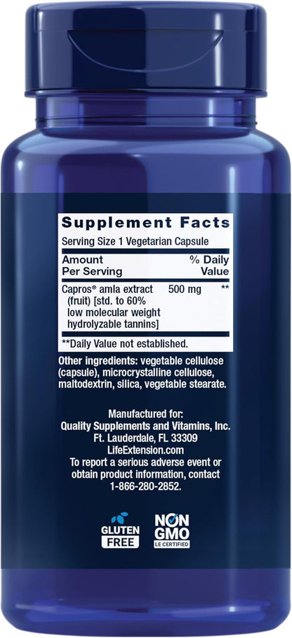 Life Extension Advanced Lipid Control, Amla Extract – Heart Health Support, 60 Capsules