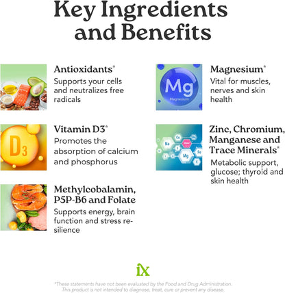 Isotonix Multivitamin Powder Without Iron – Methylated B Vitamins, Antioxidant & Mineral Support – Fast-Mix Isotonic Delivery – Vegetarian, Gluten-Free, Non-GMO – Natural Fruit Flavour – 90 Servings