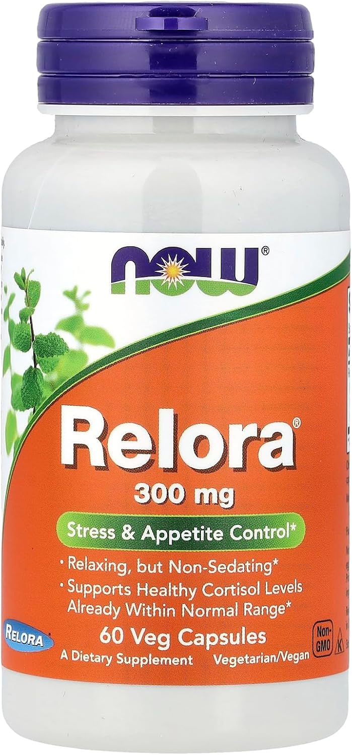 NOW Foods Relora, 300 mg, 60 Veg Capsules - görsel 1