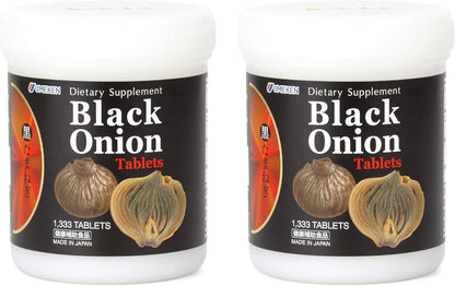 Umeken Black Onion - Fermented Concentrate with Quercetin, Antioxidant Food Supplement, 1333 Tablets (2 Pack)