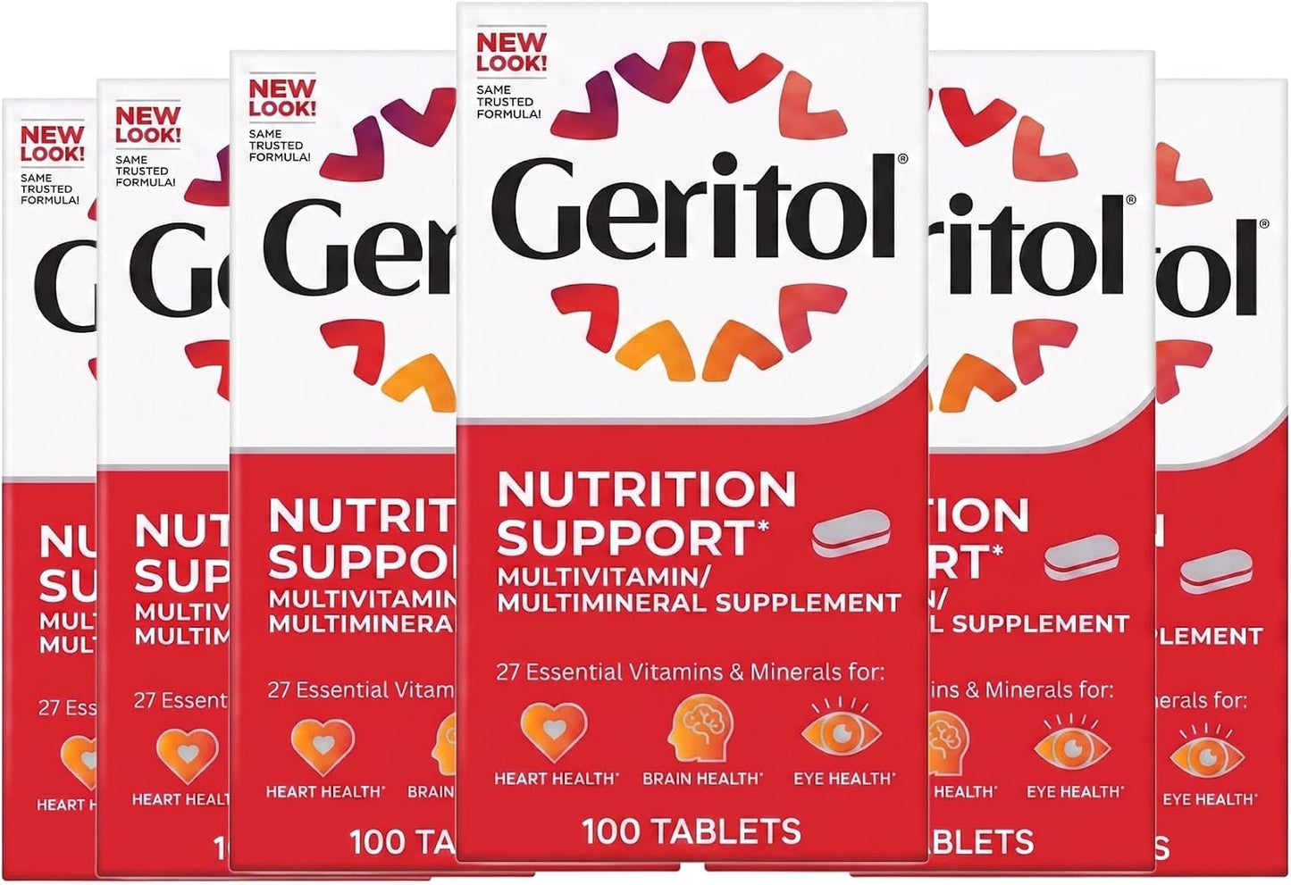 Geritol Complete Tablets 100 Tablets (Pack of 6) - görsel 1