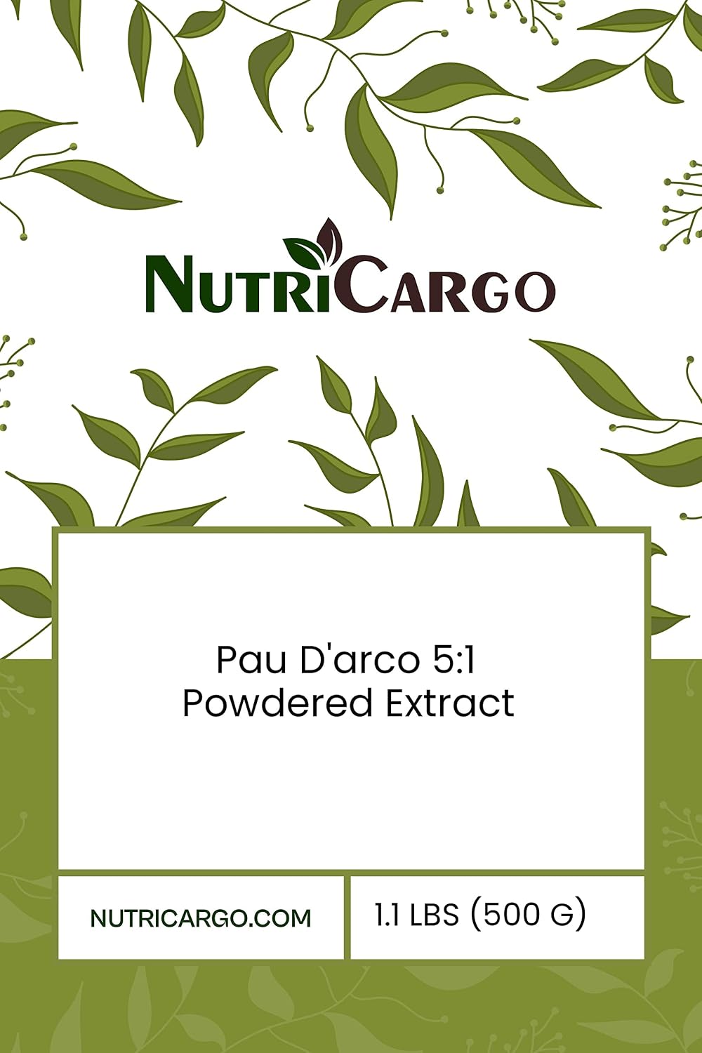 Pau D'Arco 5:1 Powdered Extract 500 g (1.1 lb) - görsel 1