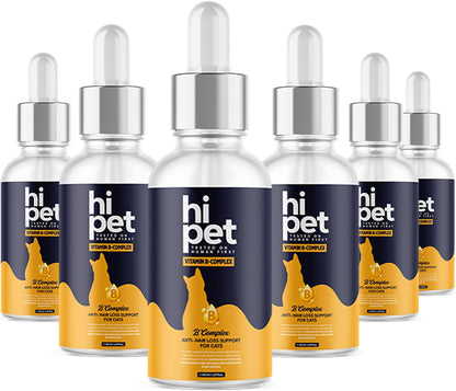 Vitamin B Complex for Cats, Supports Metabolism and Increases Energy Levels, 50 ml (Pack of 3)