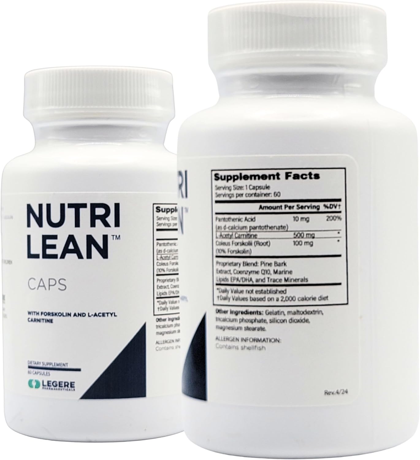 NutriLean by Legere Pharmaceutical – 60 Capsules - görsel 2
