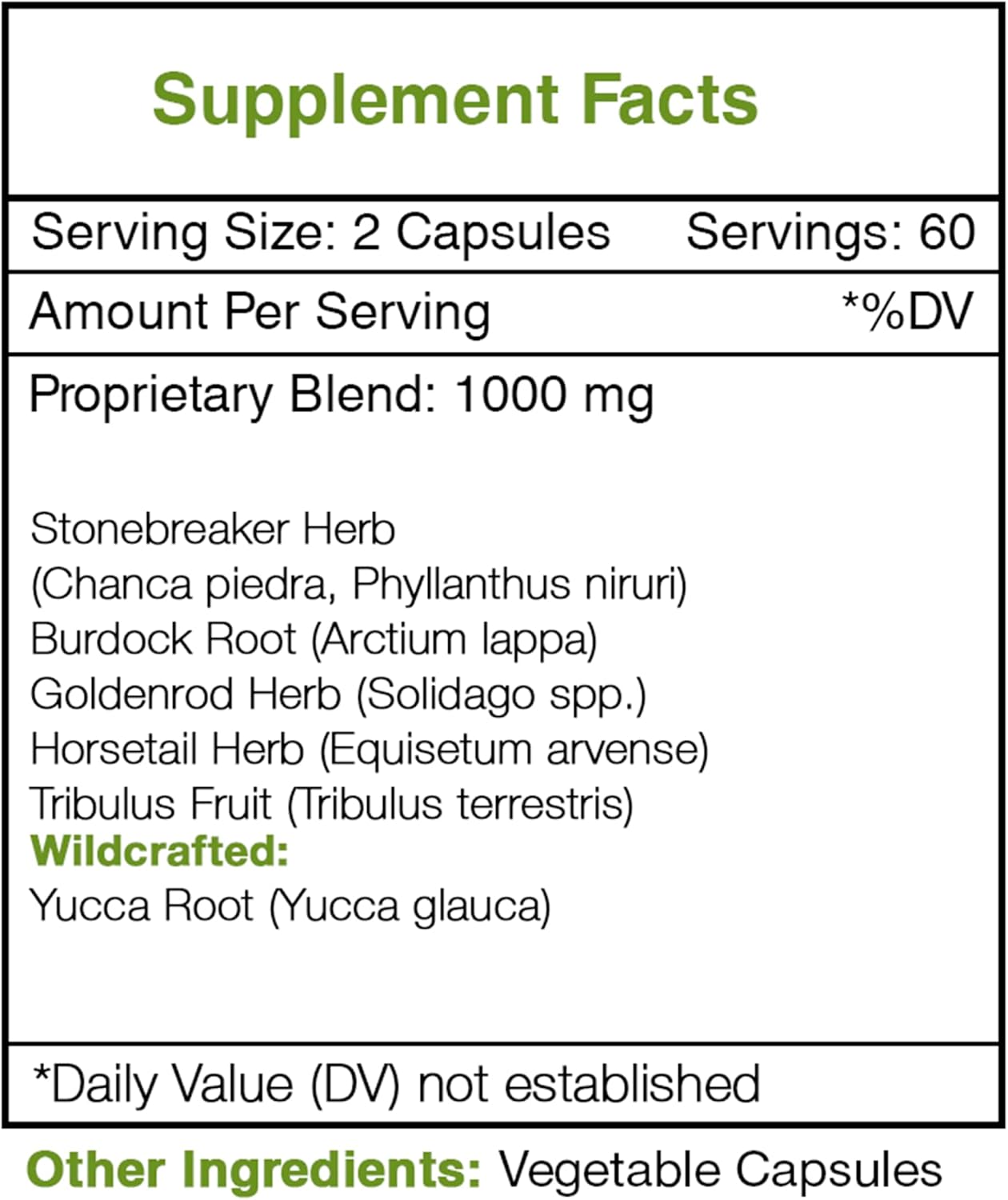 Secrets of the Tribe Stone Breaker Blend, 120 Capsules, 1000 mg - görsel 3