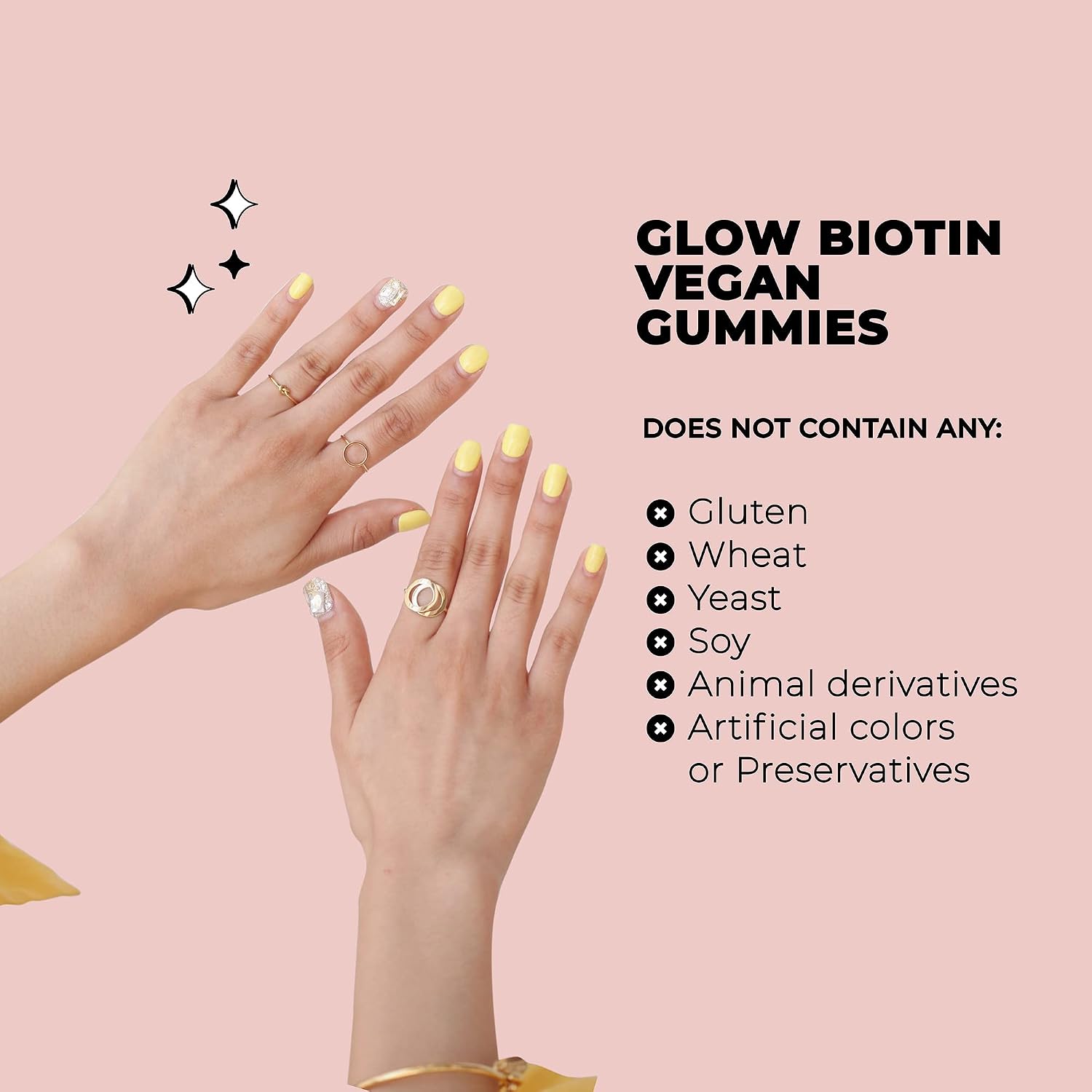 Future Kind Vegan Biotin Gummies for Hair, Skin and Nails – Vegan Collagen Supplement with Vitamin A, C & E – Natural Strawberry Flavour – 30 Gummies - görsel 5