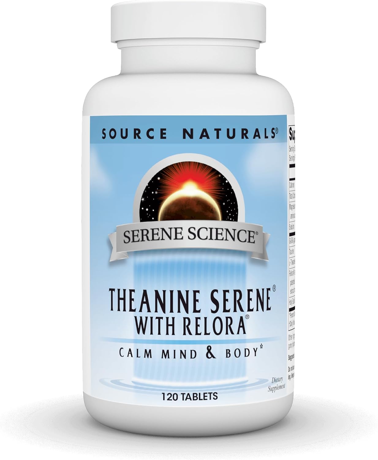Source Naturals Serene Science Theanine Serene with Relora, Magnesium and GABA - 30 Tablets - görsel 6