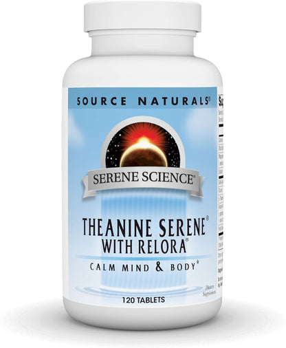 Source Naturals Serene Science Theanine Serene with Relora, Magnesium and GABA - 30 Tablets