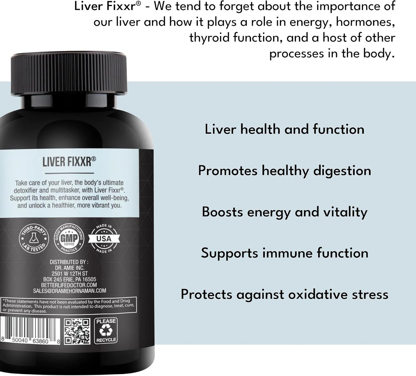 Liver Support by Dr. Amie – 60 Capsules - görsel 4