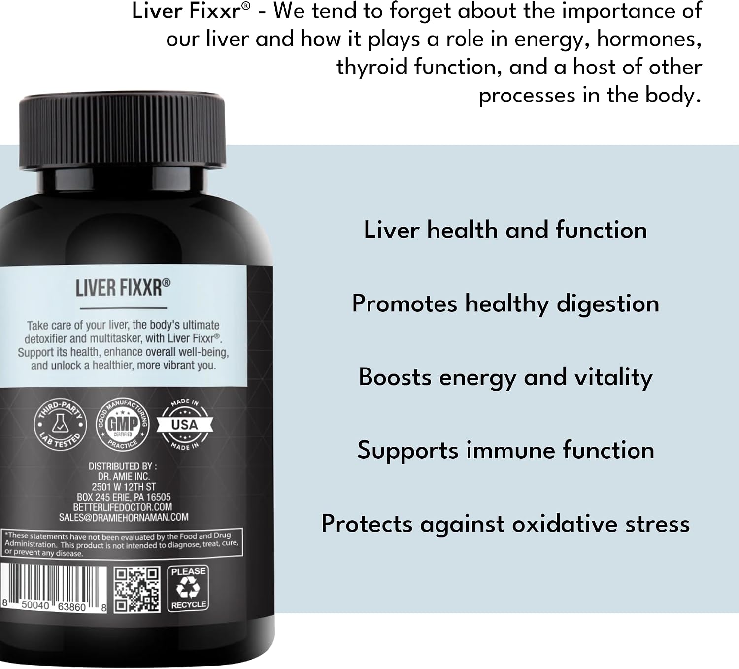 Liver Support by Dr. Amie – 60 Capsules - görsel 4